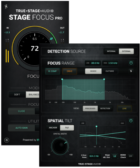 Stage Focus Pro plugin interface